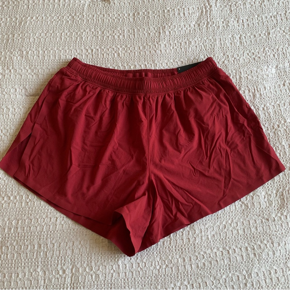 Abercrombie & Fitch YPB sprintTEK Lined Flyaway Short Dark Red Small Running Gym